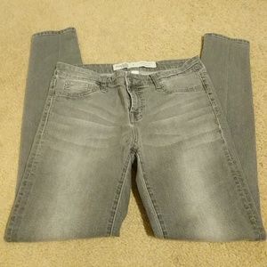 Charlotte russe size 8 jean leggings. Skinny. Grey